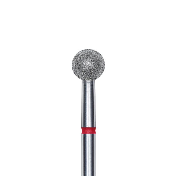 punta diamante bola 5 mm rojo