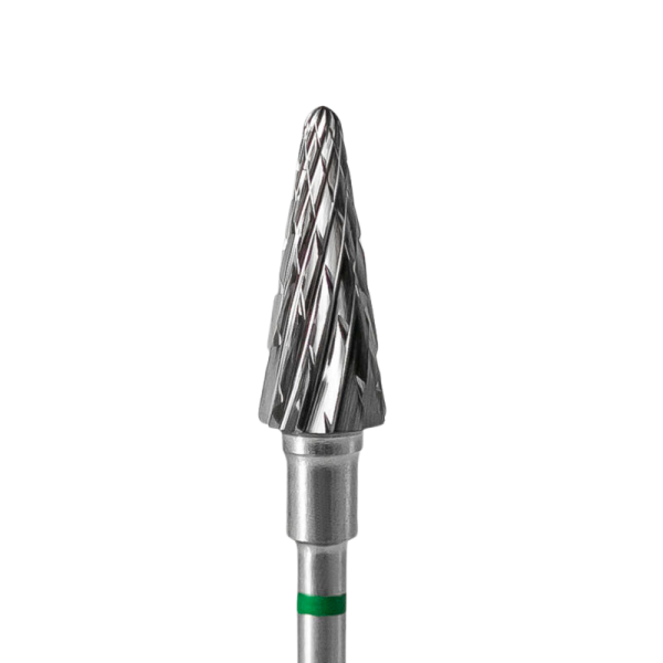 puntas de carburo cÓnico 6 mm verde