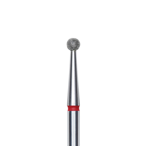 punta diamante bola 2.5 mm rojo