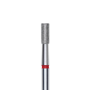 punta diamante cilindro 2.5 mm rojo