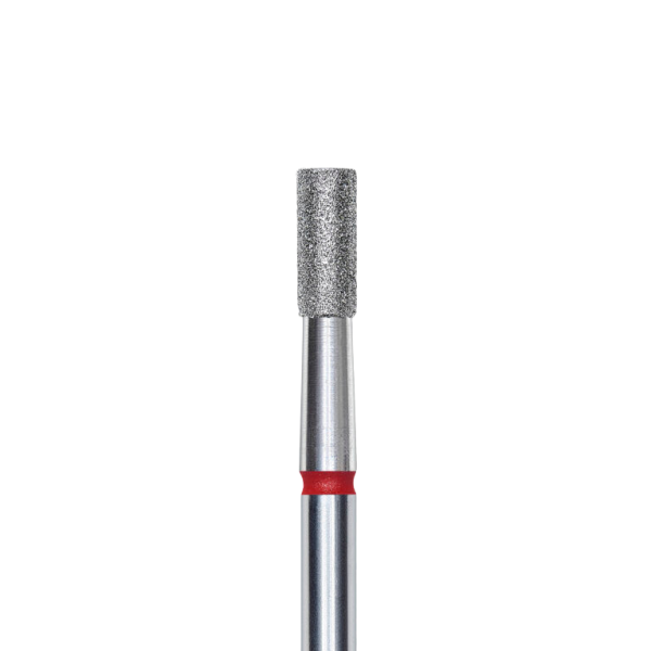punta diamante cilindro 2.5 mm rojo