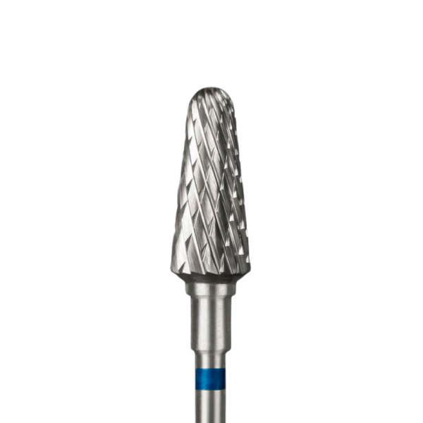 puntas de carburo frustum 6 mm azul