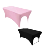 funda para camilla elástica rosa y negro