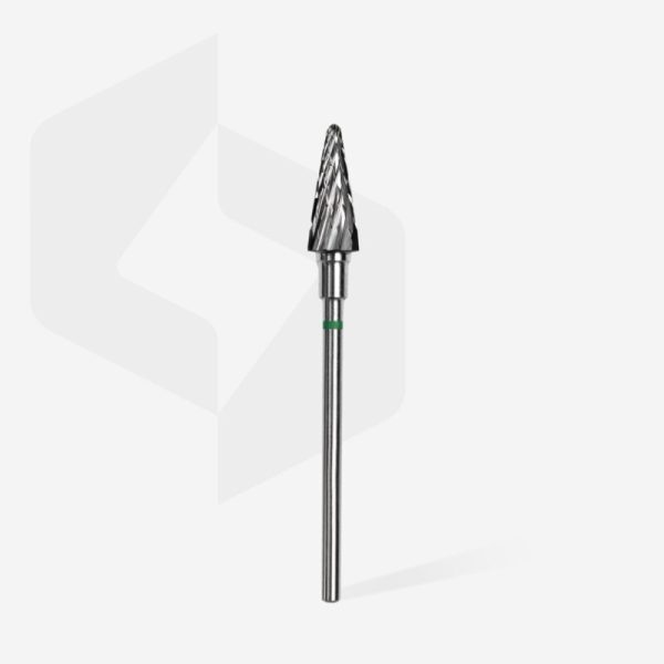 puntas de carburo cÓnico 6 mm verde