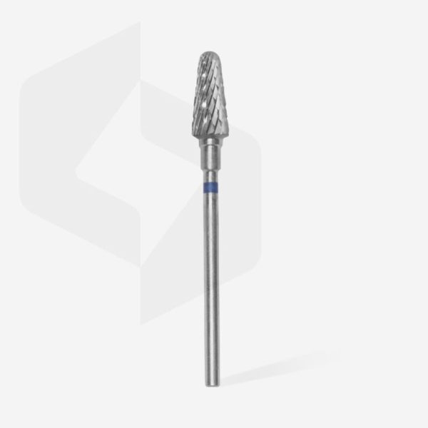 puntas de carburo frustum 6 mm azul
