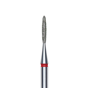 punta diamante flama 1.4 mm rojo