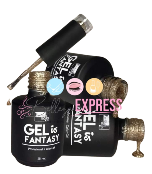 gel is fantasy dorado escarcha fantasy