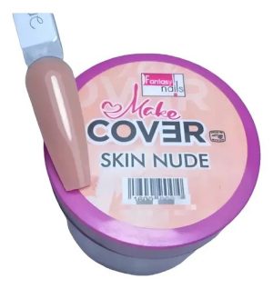 acrÍlico make cover skin nude fantasy nails