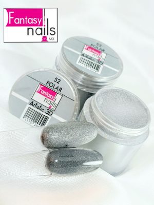 acrÍlico 3d #52 polar fantasy nails
