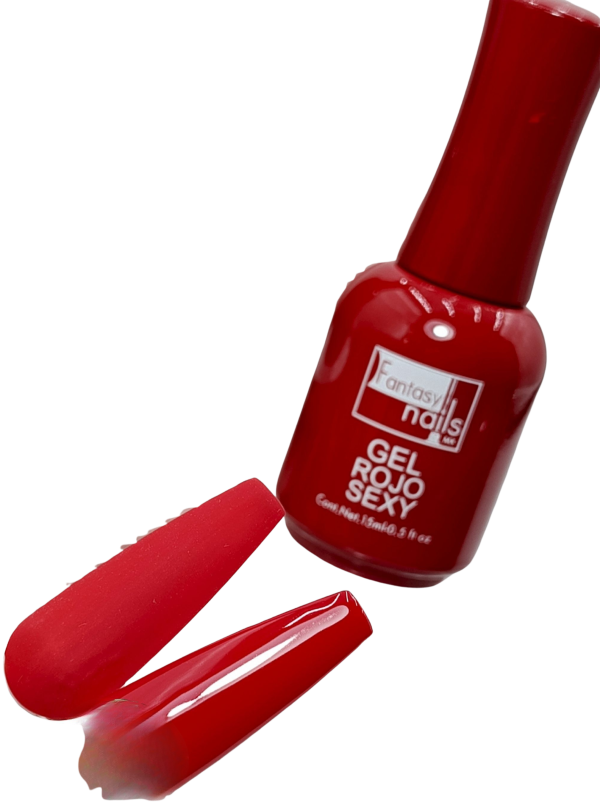 gel #90 rojo sexy 15 ml fantasy