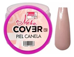 acrÍlico make cover piel canela fantasy nails