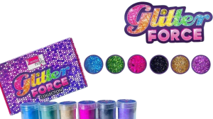 coleccion acrilico fantasy 6 pzs «glitter force»