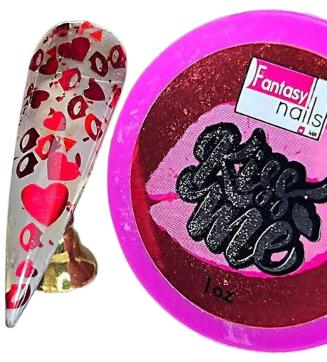 acrilico kiss me rojo 1 oz fantasy nails acrilico kiss me rojo 1 oz fantasy nails