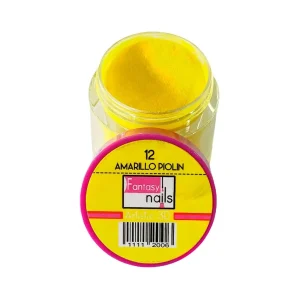 acrÍlico 3d #12 amarillo piolin fantasy nails