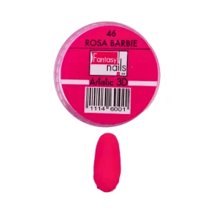 acrÍlico 3d #46 rosa barbie fantasy nails