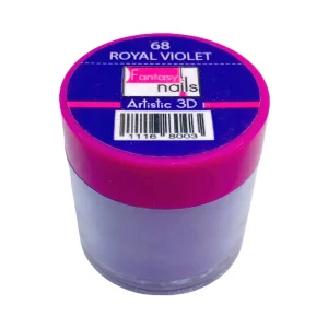 acrÍlico 3d #68 royal violet fantasy nails