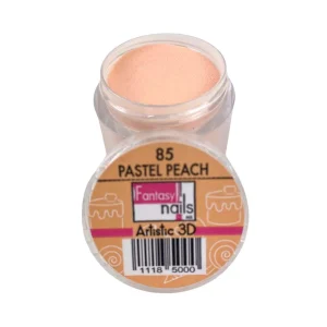 acrÍlico 3d #85 pastel peach fantasy nails