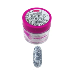 acrÍlico glass plata 1 oz fantasy nails