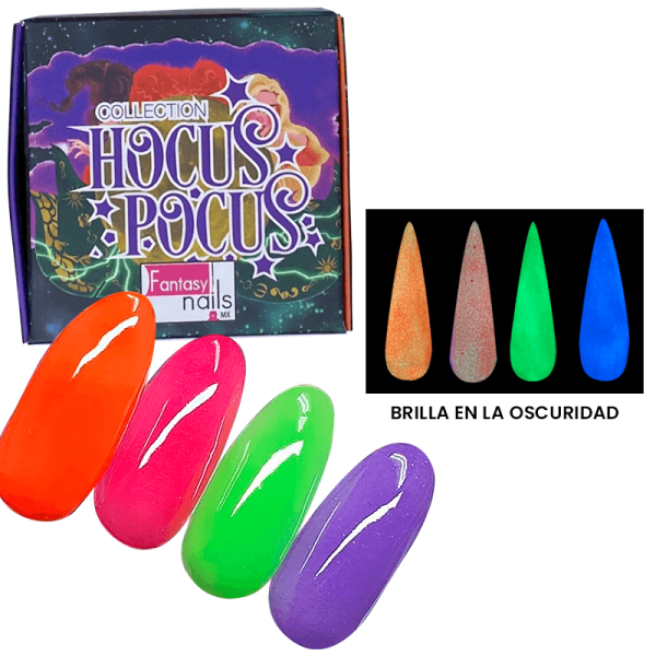 coleccion acrilico fantasy 4 pzs «hocus pocus»