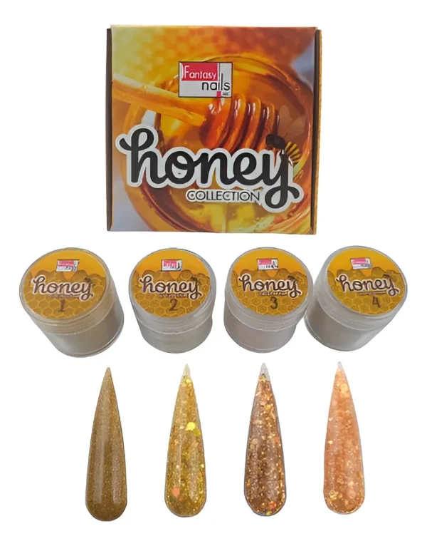 coleccion acrilico fantasy 4 pzs «honey»