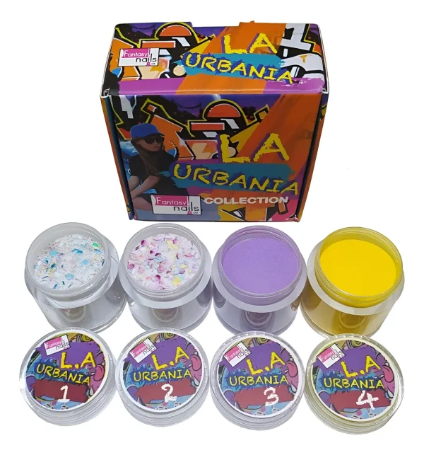 coleccion acrilico fantasy 4 pzs «la urbania»