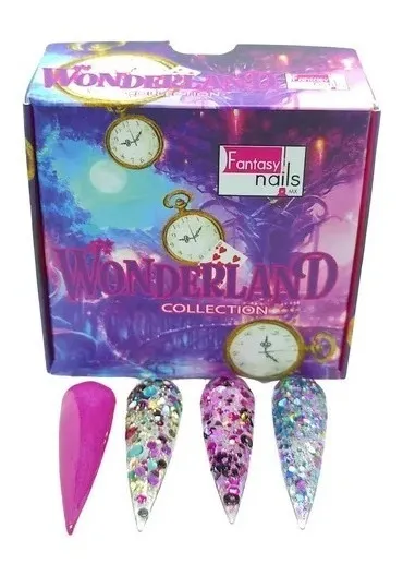 coleccion acrilico fantasy 4 pzs «wonderland»