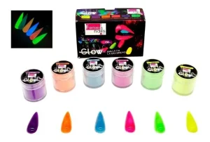 coleccion acrilico fantasy 6 pzs «glow»
