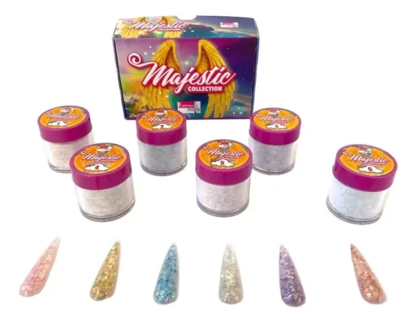 coleccion acrilico fantasy 6 pzs «majestic»