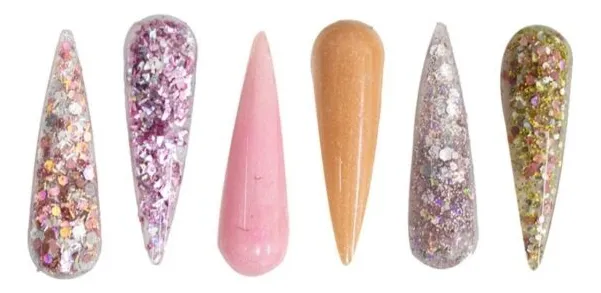 coleccion acrilico fantasy 6 pzs «mermaid angels»