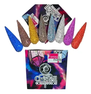coleccion acrilico fantasy 8 pzs «crystell»