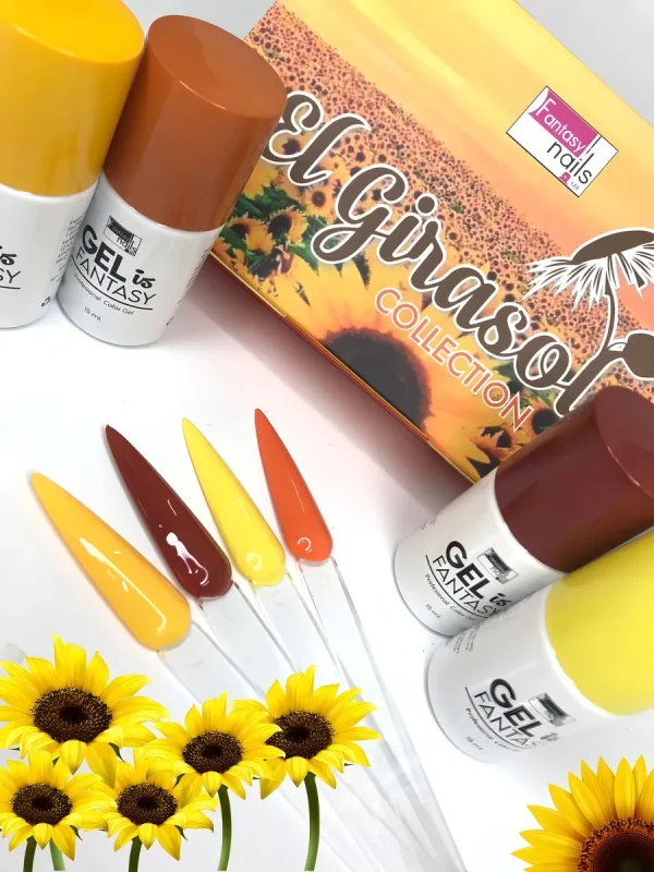 coleccion gel fantasy 4 pzs «el girasol» coleccion gel fantasy 4 pzs «el girasol»