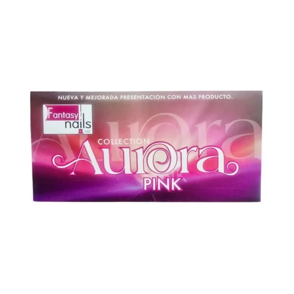 coleccion gel fantasy 5 pzs «aurora pink»
