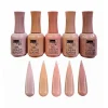 coleccion gel fantasy 5 pzs «cream almond»