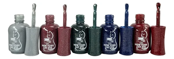 coleccion gel fantasy 5 pzs «i love new york cat eye»