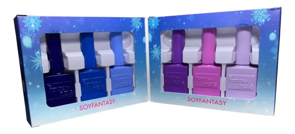 coleccion gel fantasy 6 pzs «frozen»