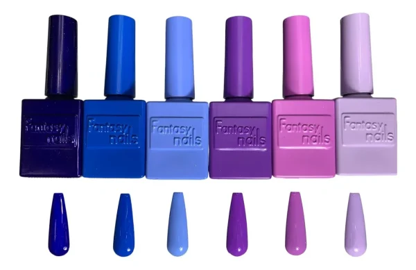 coleccion gel fantasy 6 pzs «frozen»
