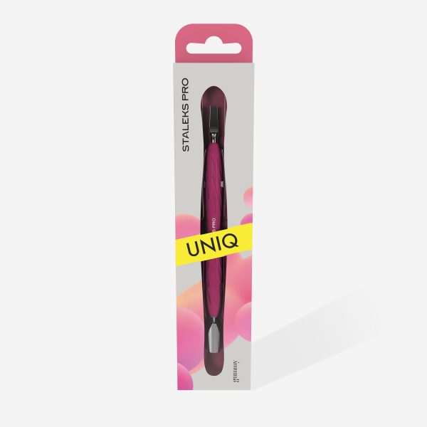 empujador de manicura con mango de silicona gummy uniq 10 5