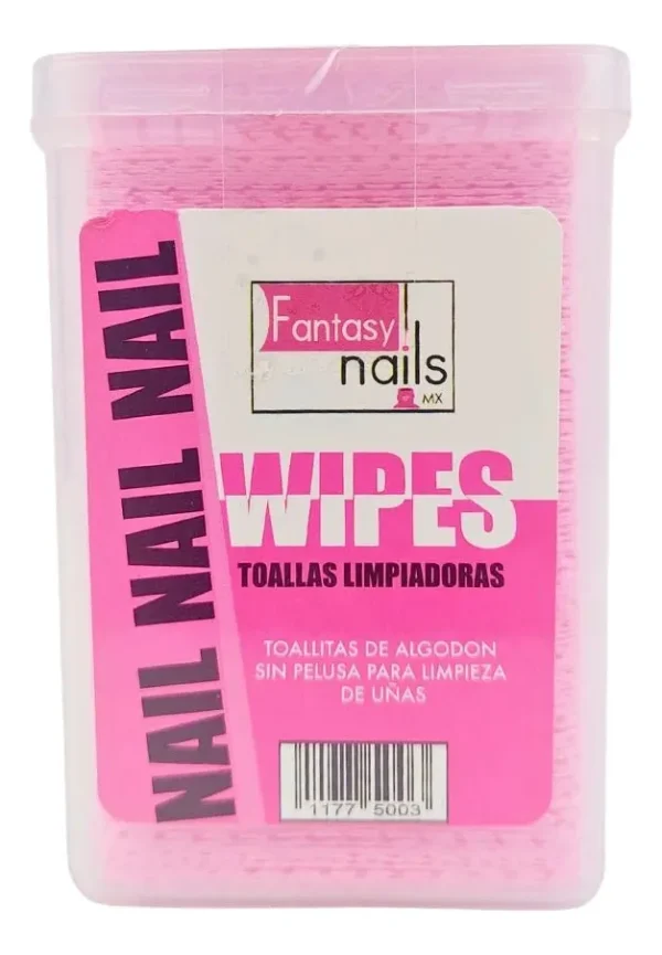 gasas limpiadoras rosas fantasy nails
