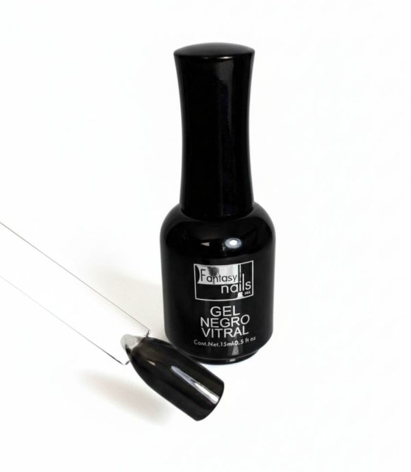 gel #101 negro vitral 15 ml fantasy