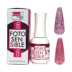 gel fotosensible rose gold 15 ml fantasy nails