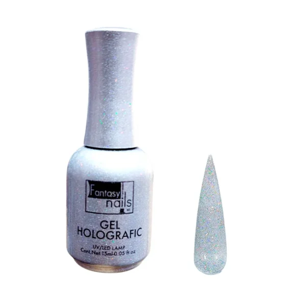 gel holografic #01 plata 15 ml fantasy