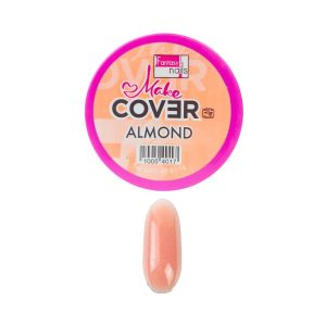 acrÍlico make cover almond fantasy nails