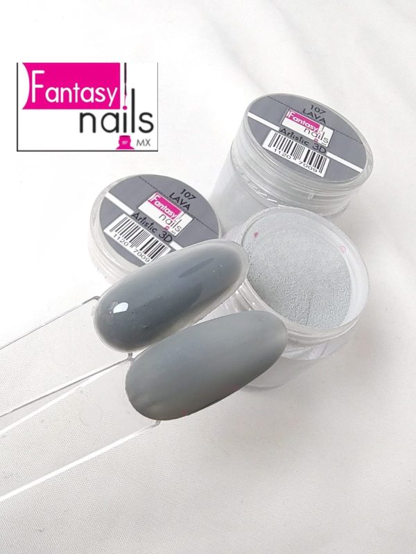 acrÍlico 3d #107 lava fantasy nails