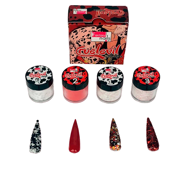 coleccion acrilico fantasy 4 pzs «cruelevil»