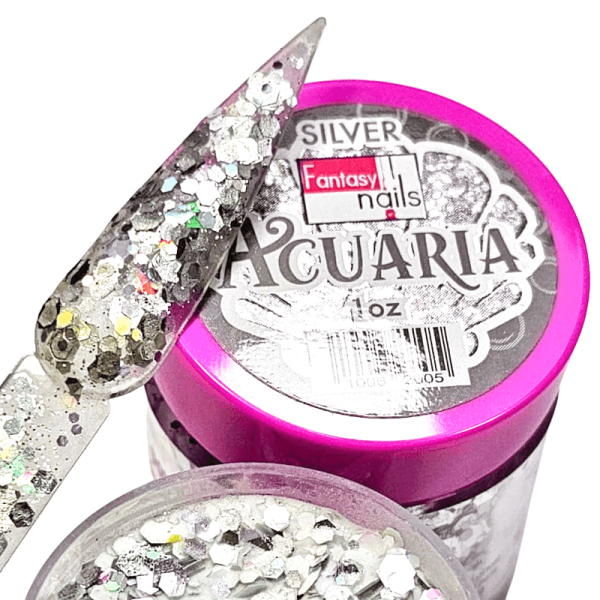 acrilico acuaria silver 1 oz fantasy nails acrilico acuaria silver 1 oz fantasy nails