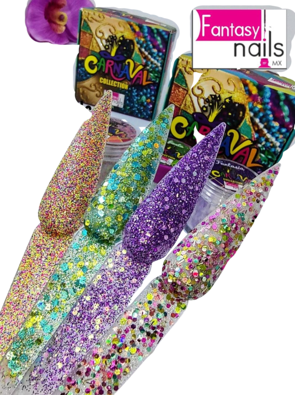 coleccion acrilico fantasy 4 pzs «carnaval»