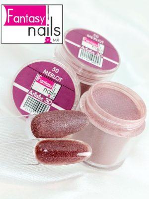 acrÍlico 3d #50 merlot fantasy nails