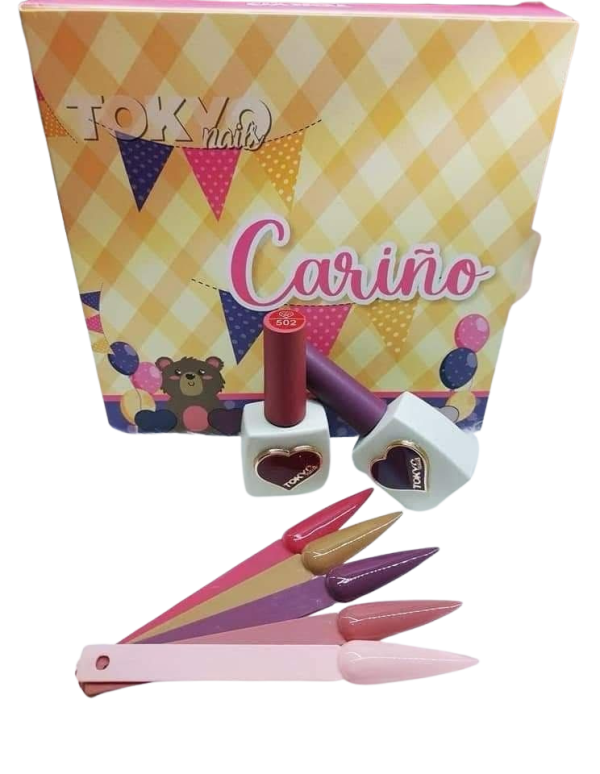 coleccion gel tokyo 6 pzs «cariÑo»