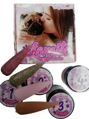 coleccion acrilico wapizima 4 pzs «lomito» coleccion acrilico wapizima 4 pzs «lomito»