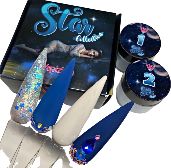 coleccion acrilico wapizima 4 pzs «star» coleccion acrilico wapizima 4 pzs «star»